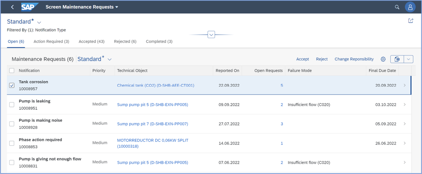 EAM-functies 1 in SAP S4HANA