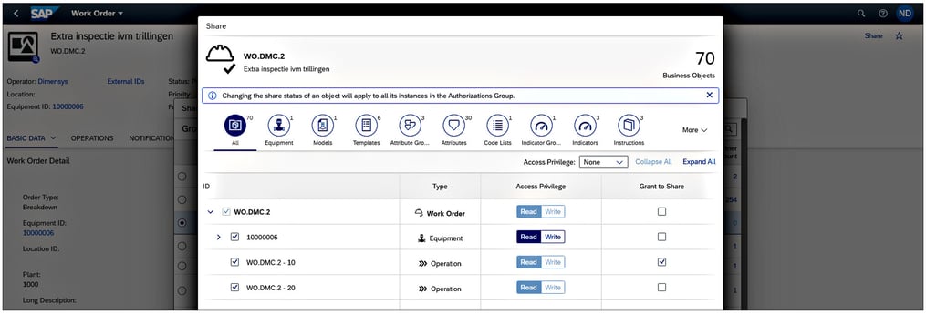 Werkorders delen met partners via SAP AIN